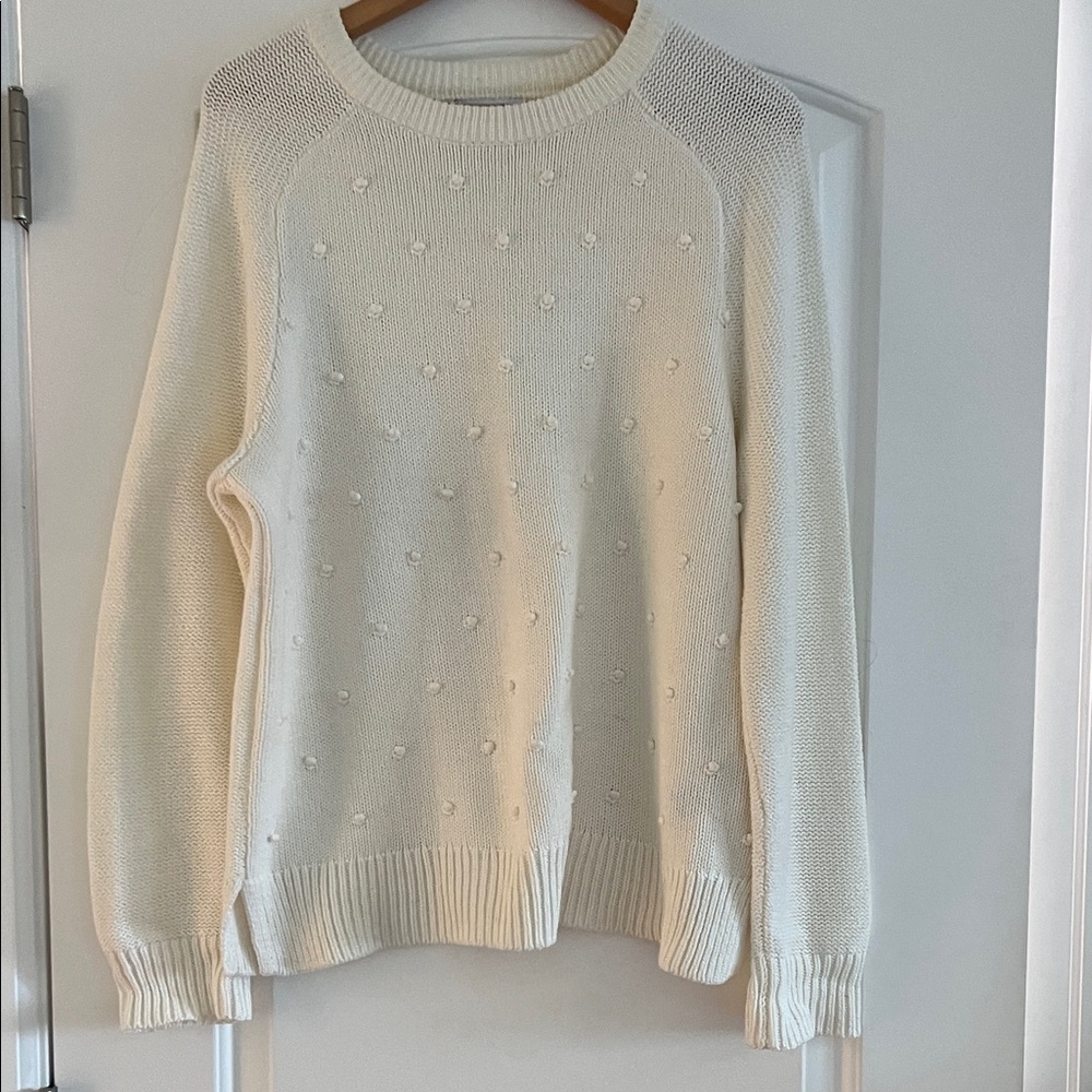 Old Navy Textured Cream Sweater